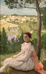 View of the Village, Castelnau, 1868
